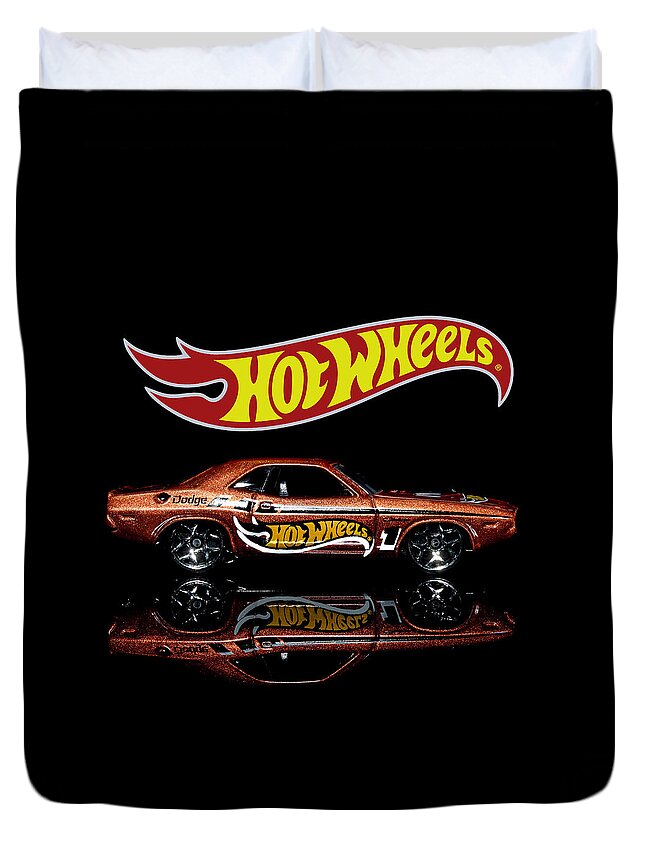 Canon 5d Mark Iv Duvet Cover featuring the photograph Hot Wheels '70 Dodge Challenger by James Sage