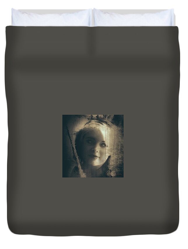  Duvet Cover featuring the photograph Agnarsdottir by Cybele Moon