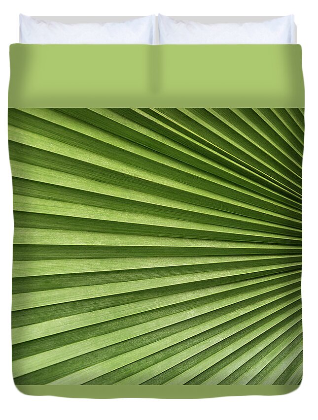 Arecaceae Duvet Cover featuring the photograph Hypnotic by Monika Tymanowska