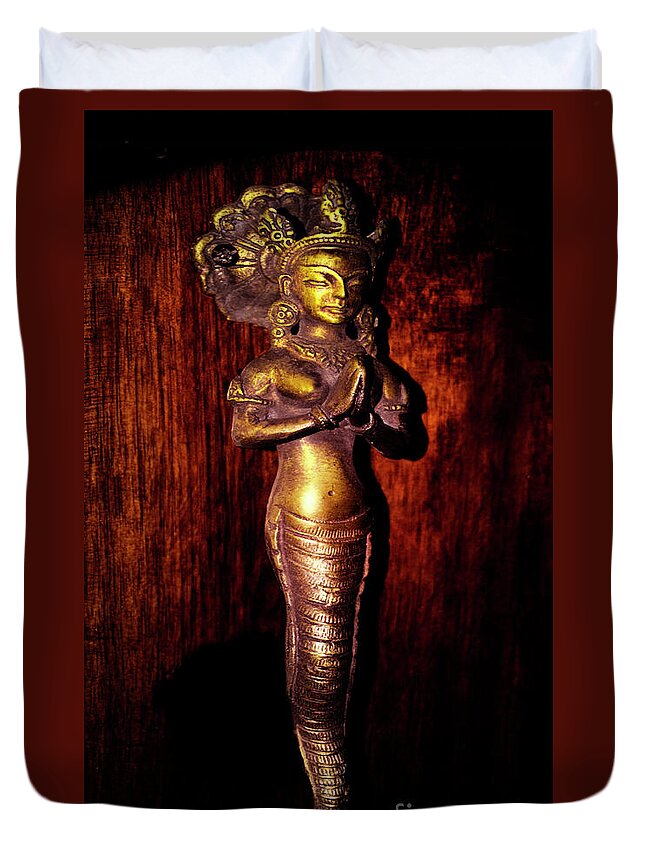 Door Duvet Cover featuring the photograph I Dream Of Genie by Al Bourassa