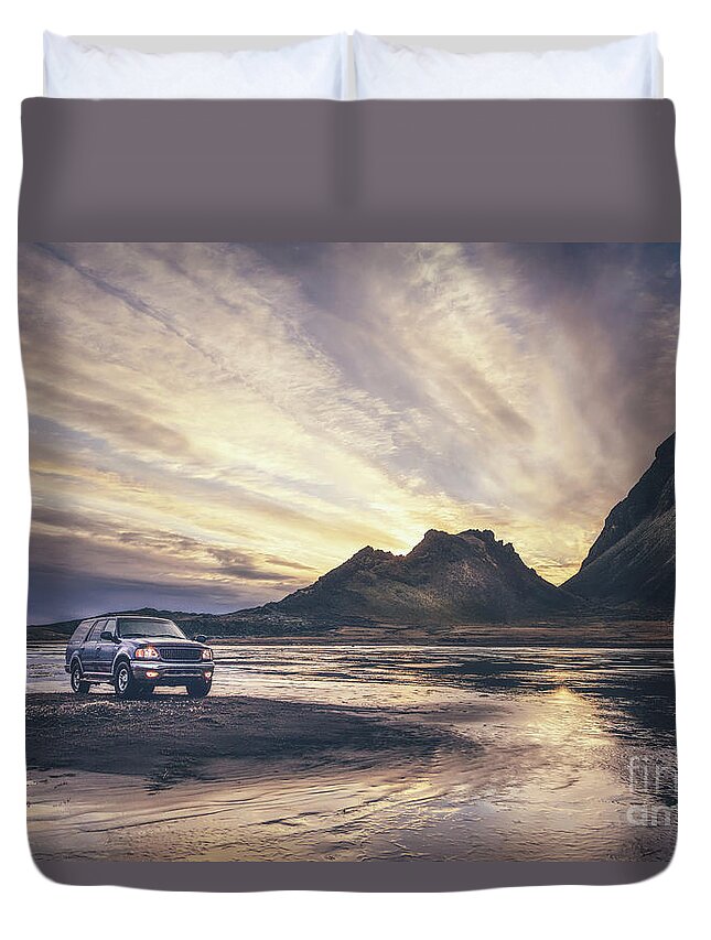 Kremsdorf Duvet Cover featuring the photograph I Know A Place by Evelina Kremsdorf