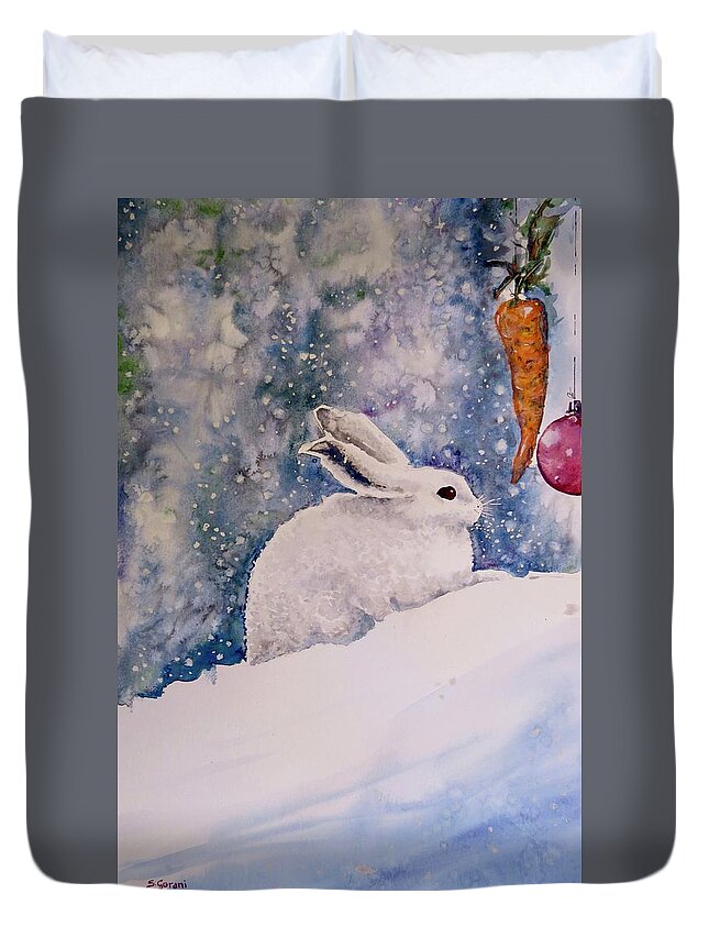 I Missed You Duvet Cover featuring the painting I Missed You by Geni Gorani