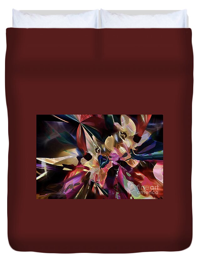 Margie Chapman Digital Art Duvet Cover featuring the digital art I Stayed and Played by Margie Chapman
