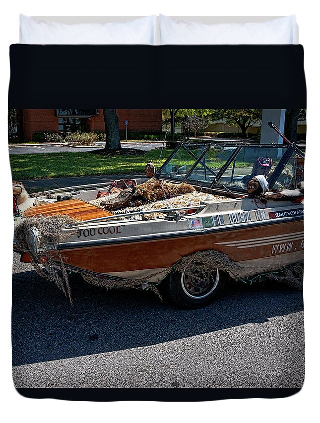 Boat Duvet Cover featuring the photograph Identity Crisis II by Christopher Holmes