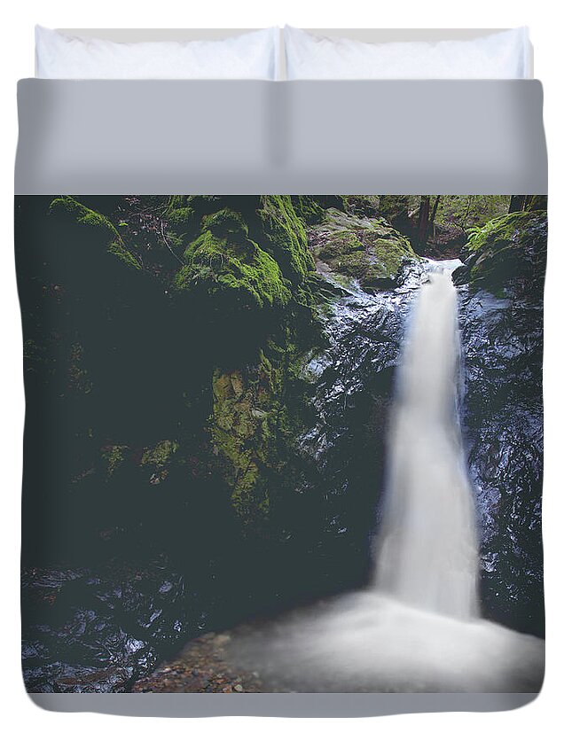 Cascade Falls Duvet Cover featuring the photograph If Ever You Need Me by Laurie Search
