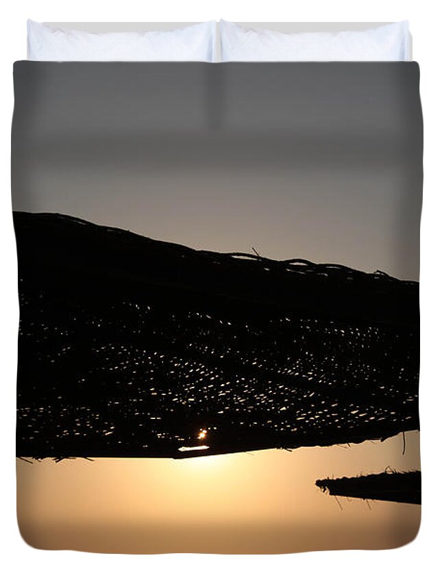 Al-ahyaa Duvet Cover featuring the photograph I'll miss you by Jez C Self