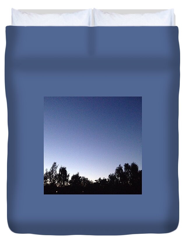 Inspirational Duvet Cover featuring the photograph Evening 2 by Gypsy Heart