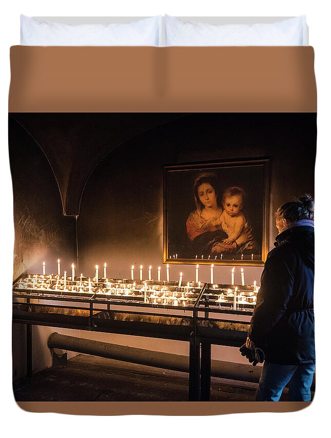 Candles Duvet Cover featuring the photograph In Deep Thoughts by Matt Swinden