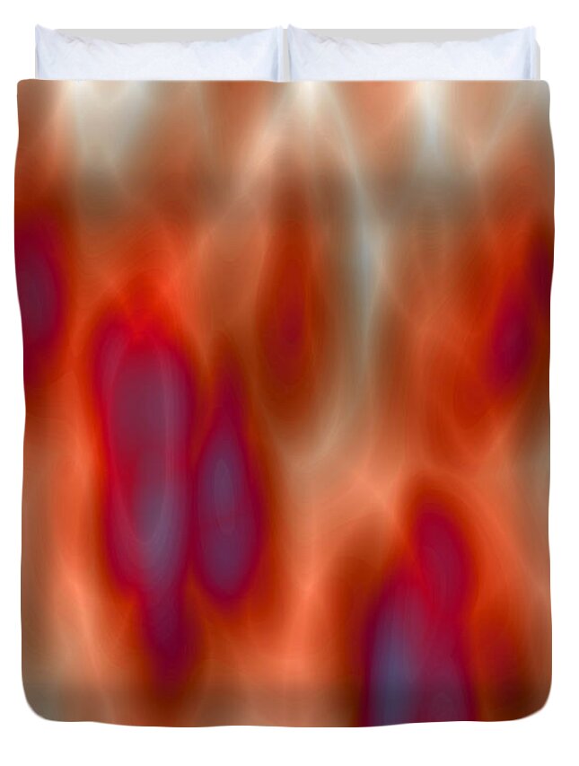 Abstract Duvet Cover featuring the photograph In the Flames by Onedayoneimage Photography