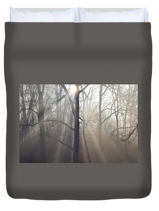Malvern Duvet Cover featuring the photograph In the Morning by Bill Cannon