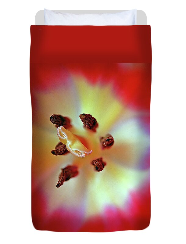 Tulip Duvet Cover featuring the photograph Inner Spirit by Bill Morgenstern