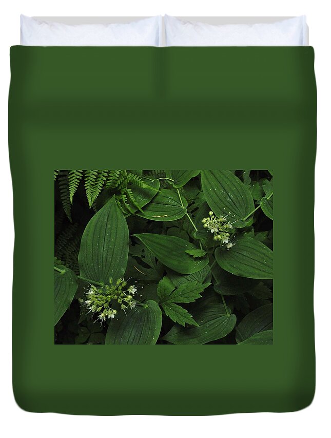 Nature Duvet Cover featuring the photograph Inside-out Flower of the Wild by Charles Lucas