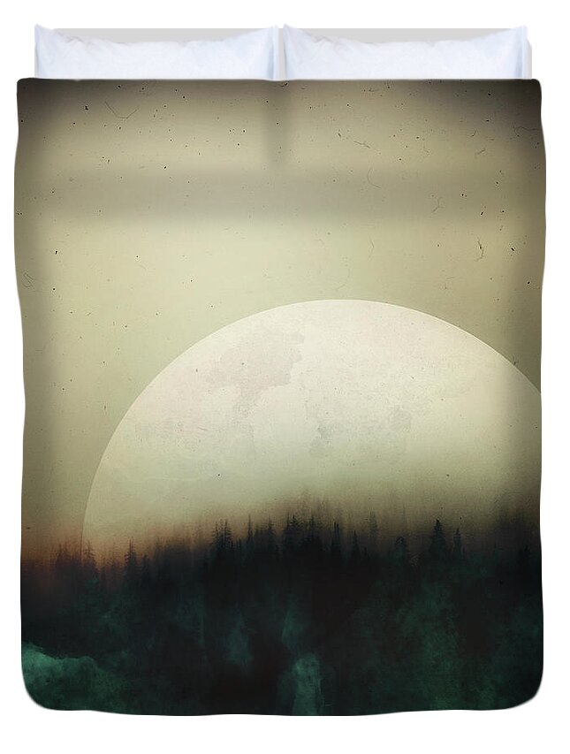Insomnia Duvet Cover featuring the digital art Insomnia by Katherine Smit