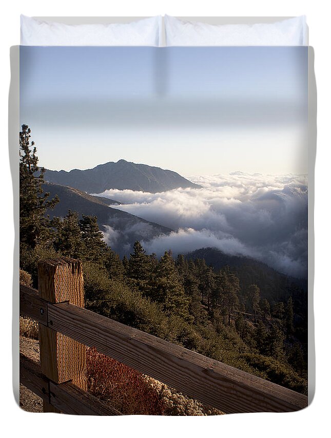 Inspiration Point Duvet Cover featuring the photograph Inspiration Point by Ivete Basso Photography