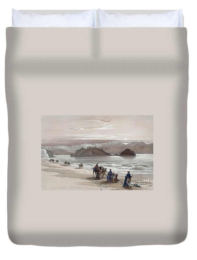 1839 Duvet Cover featuring the drawing Isle Of Graia, 1839 by Granger