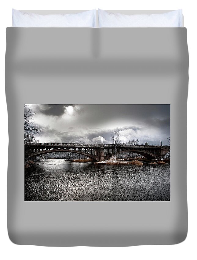  Duvet Cover featuring the photograph It's a wonderful life... by Dan Hefle