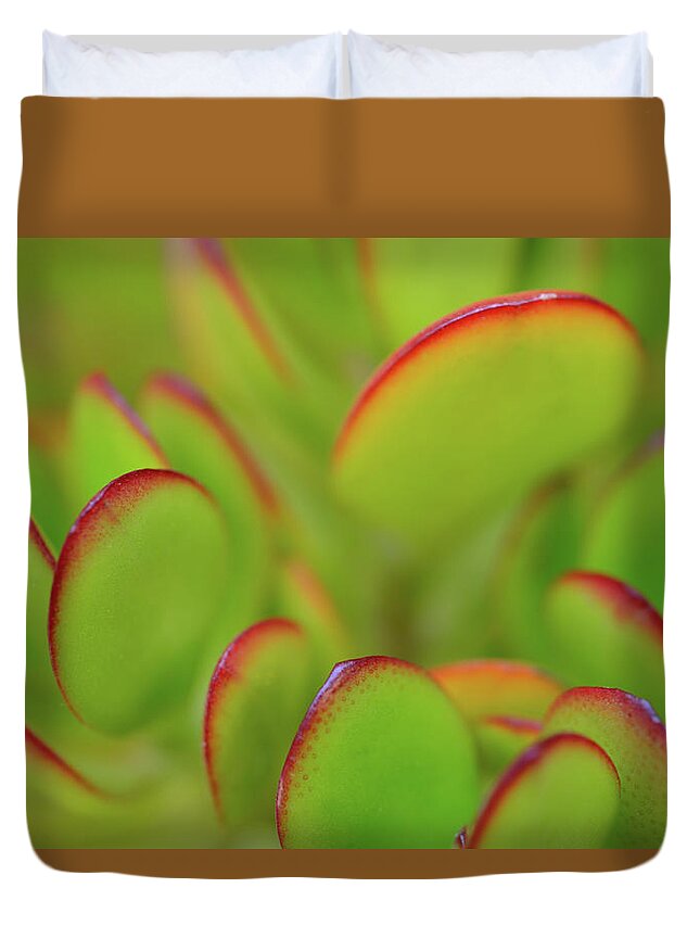 Jade Duvet Cover featuring the photograph Jade by Kathy Yates