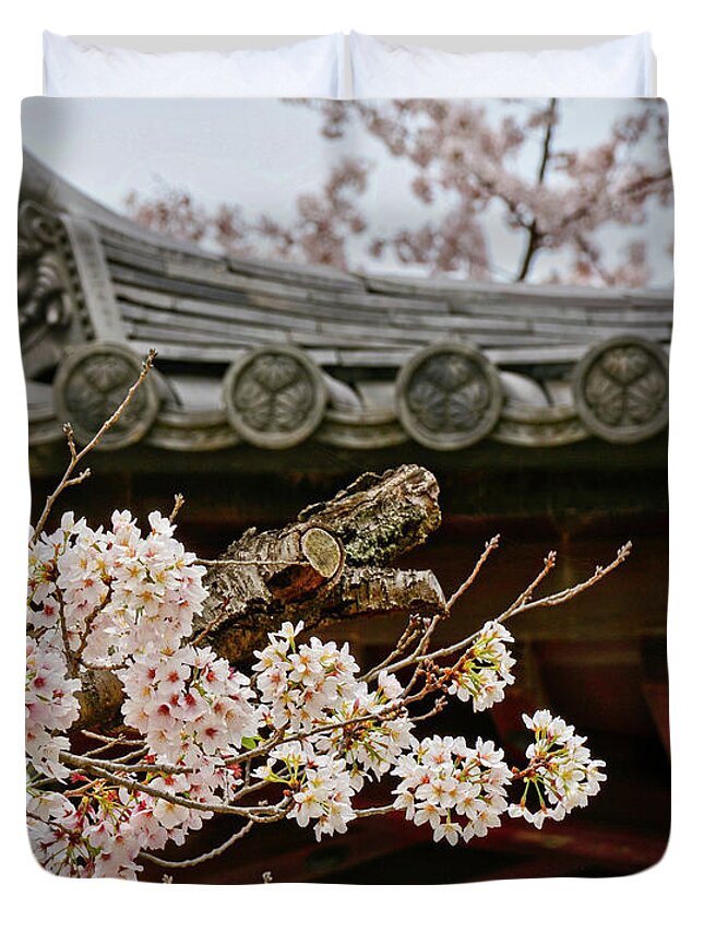 Japan Duvet Cover featuring the photograph Japan In The Spring by Constance Woods