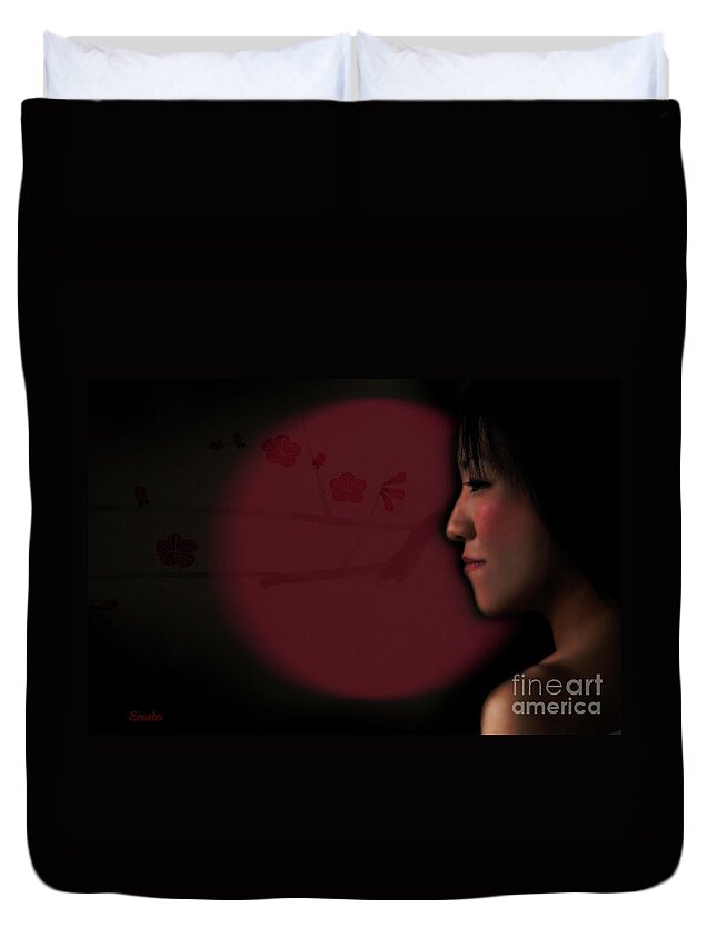 Japan Duvet Cover featuring the photograph Japanese Pride by Eena Bo