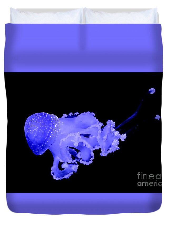Jellyfish Duvet Cover featuring the photograph Jellyfish by Amanda Mohler
