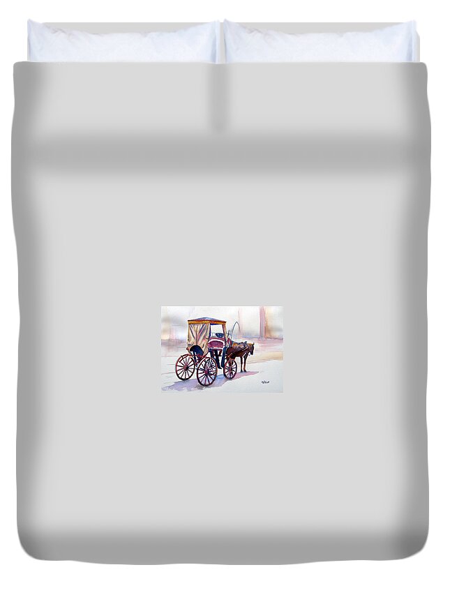 Horse Buggy Duvet Covers