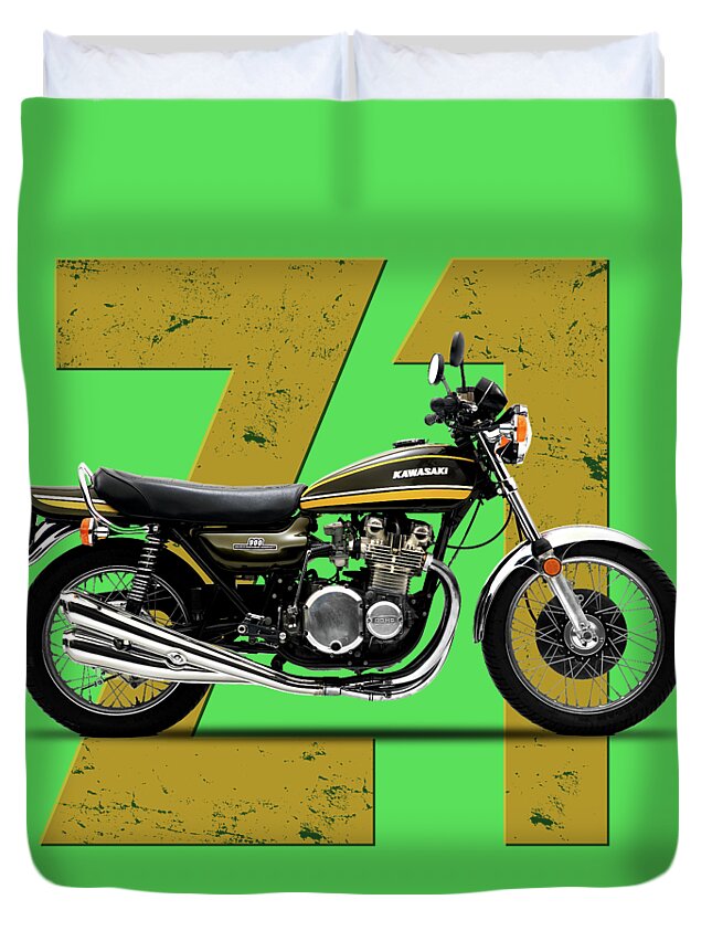 Kawasaki Motorcycle Duvet Covers