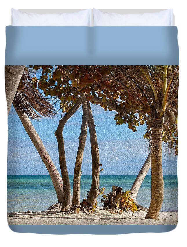 Bonnie Follett Duvet Cover featuring the photograph Key West Afternoon by Bonnie Follett