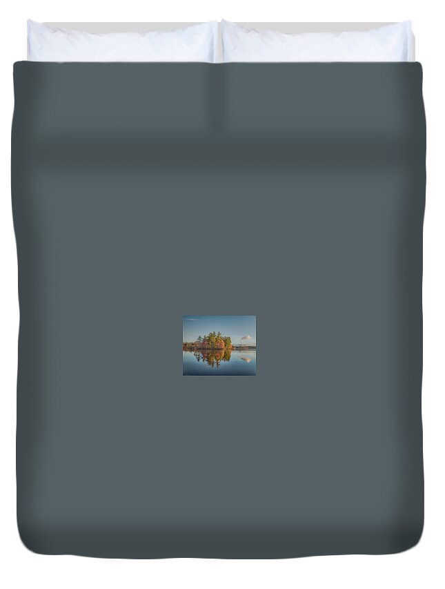 Lake Duvet Cover featuring the photograph Lake #3 by Patricia Dennis