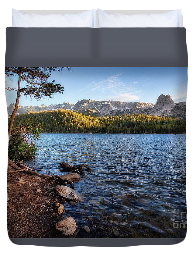 Mammoth Duvet Cover featuring the photograph Lake Mary by Anthony Michael Bonafede