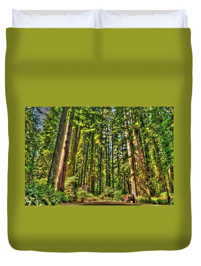 Photograph Duvet Cover featuring the photograph Land of the Giants by Richard Gehlbach
