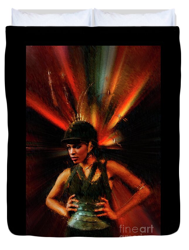 Lani Lew Duvet Cover featuring the photograph Lani Lew by Blake Richards