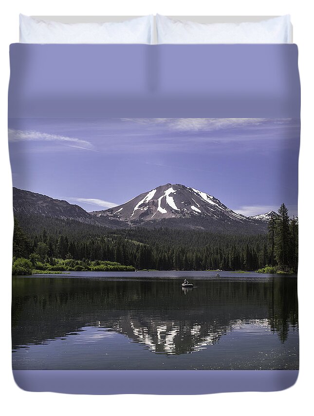 Landscape Duvet Cover featuring the photograph Last day of Spring by Richard Verkuyl