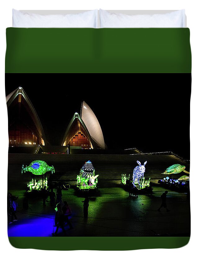 Animals Duvet Cover featuring the photograph Last Stand At Opera House For Our Wildlife 1 by Miroslava Jurcik