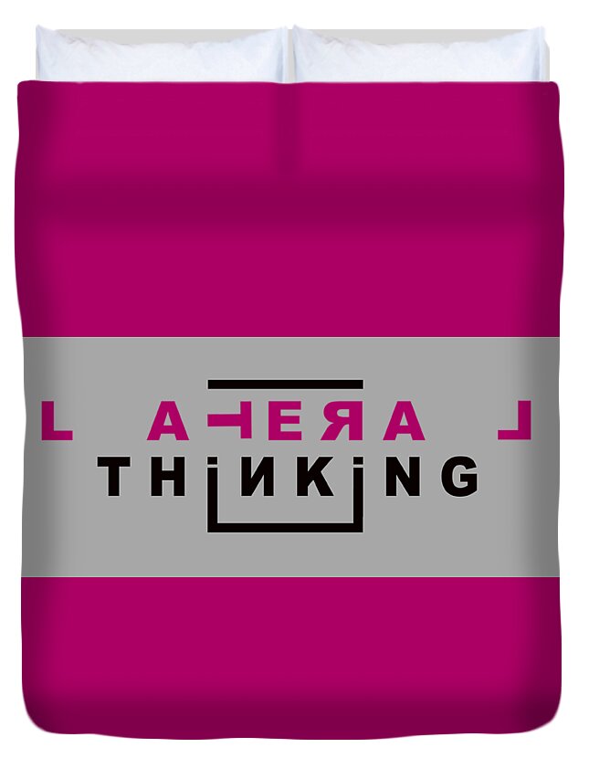 Lateral Thinking Duvet Cover featuring the photograph Lateral Thinking by Mal Bray