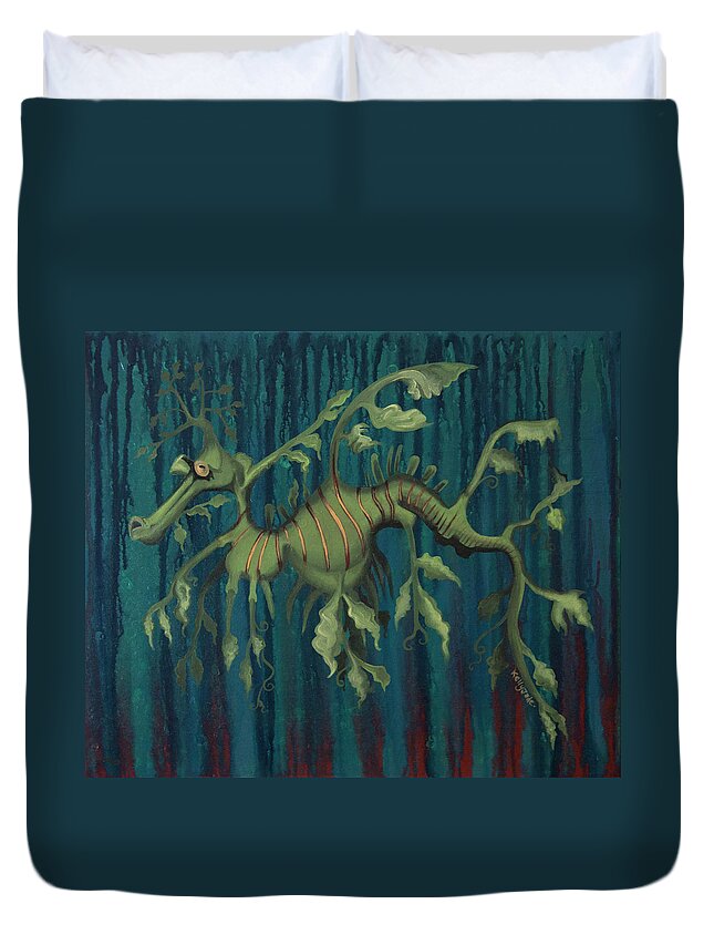 Leafy Sea Dragon Duvet Cover For Sale By Kelly King