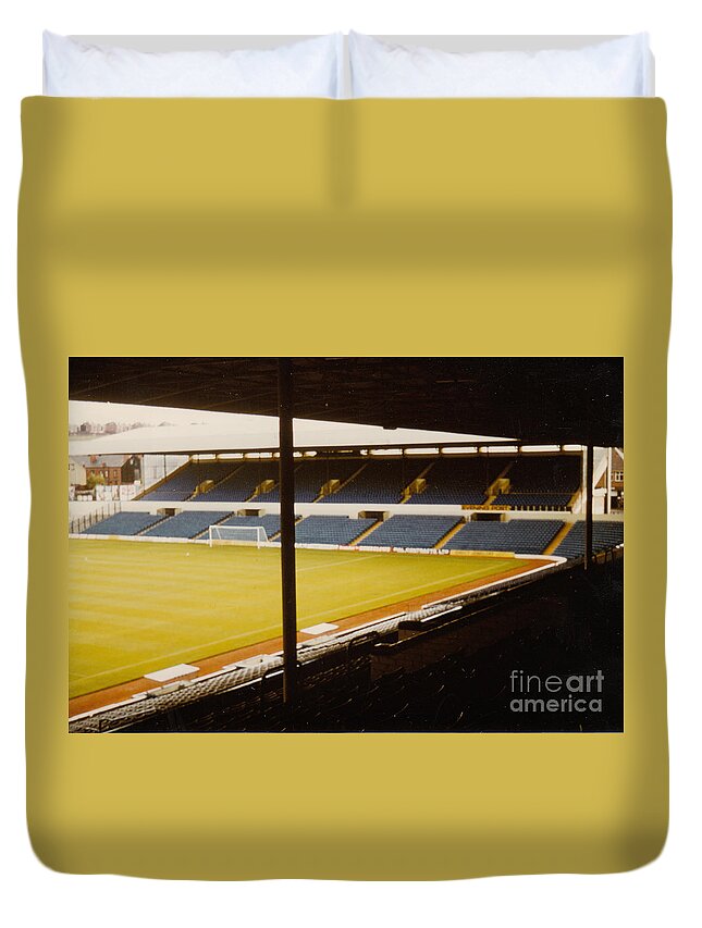 Leeds Elland Road South Stand 1 1980s Duvet Cover For Sale