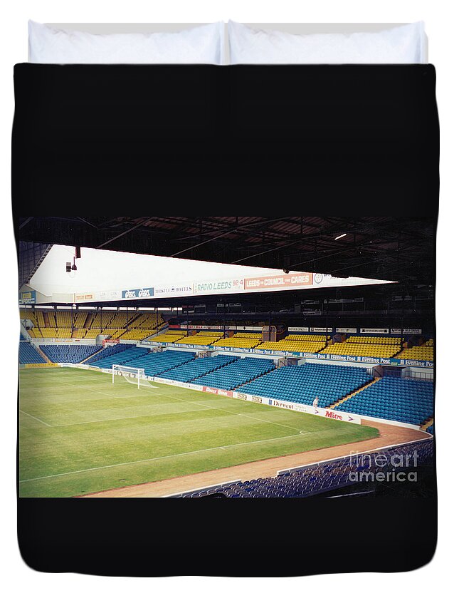 Leeds Elland Road South Stand 3 1993 Duvet Cover For Sale By