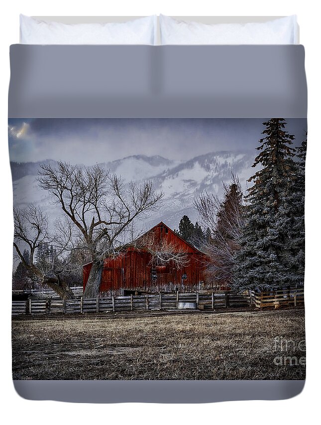 Let It Be Duvet Cover featuring the photograph Let It Be by Mitch Shindelbower