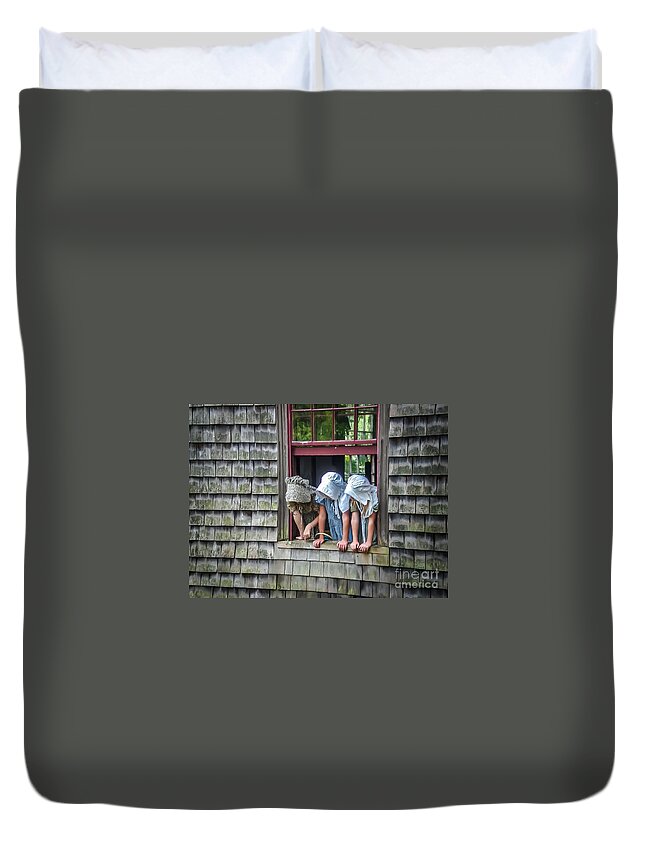Rural Duvet Cover featuring the photograph Life in the 1830's by Claudia M Photography