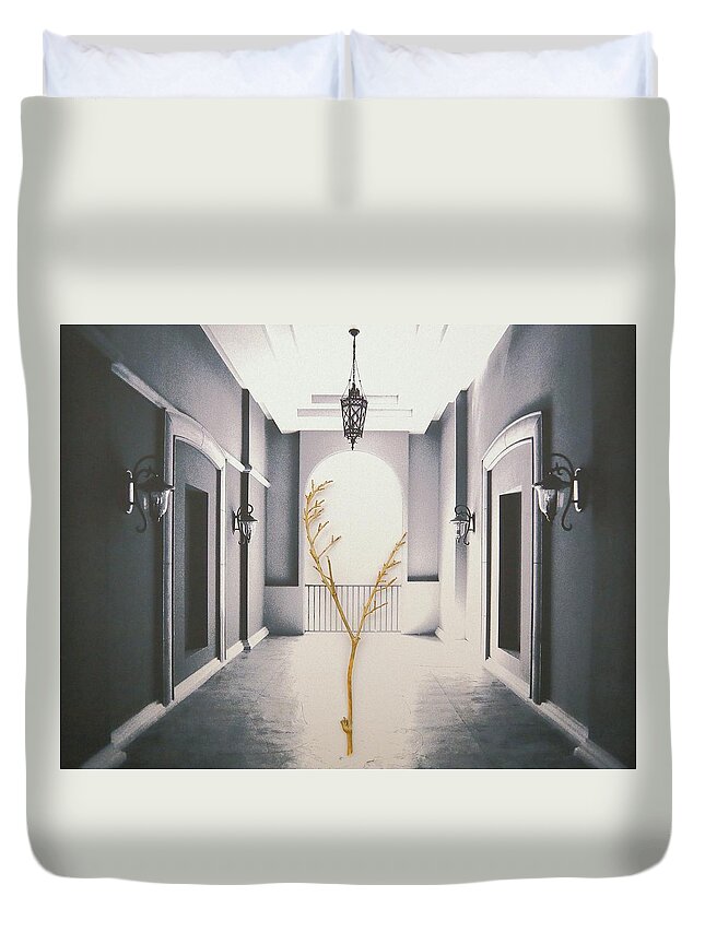 Life Duvet Cover featuring the photograph Life Inside by Mark Ross