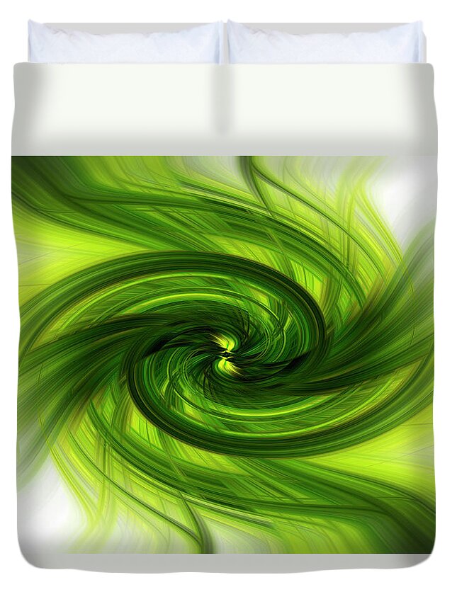 Abstract Duvet Cover featuring the photograph Light Abstract 8 by Kenny Thomas