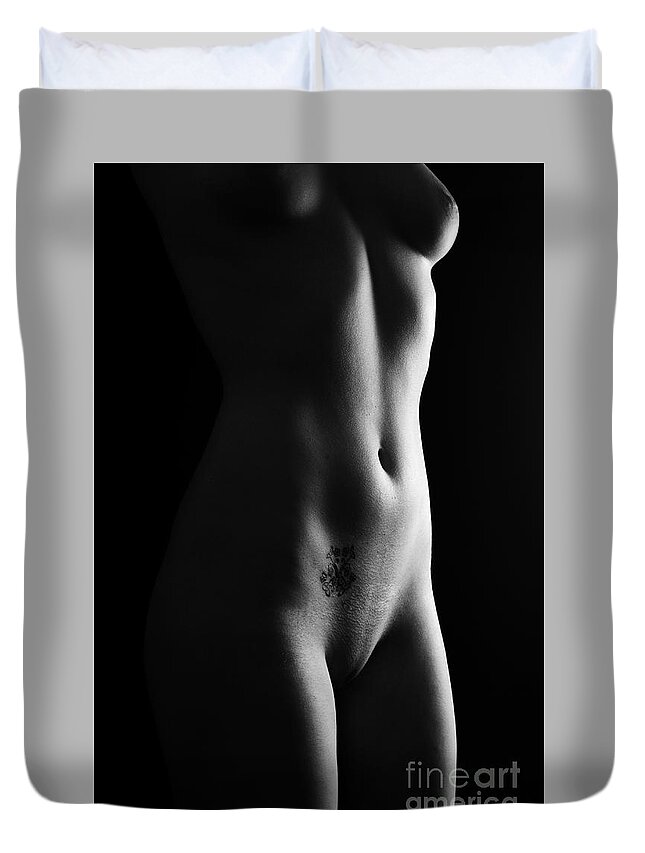 Artistic Duvet Cover featuring the photograph Light in Trance by Robert WK Clark
