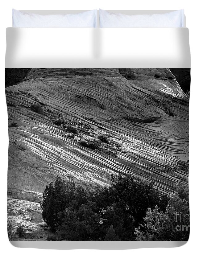 Utah Duvet Cover featuring the photograph Light Painting by Jim Garrison