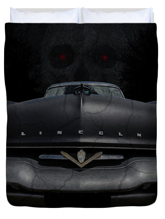Car Duvet Cover featuring the photograph Lincoln by Keith Hawley