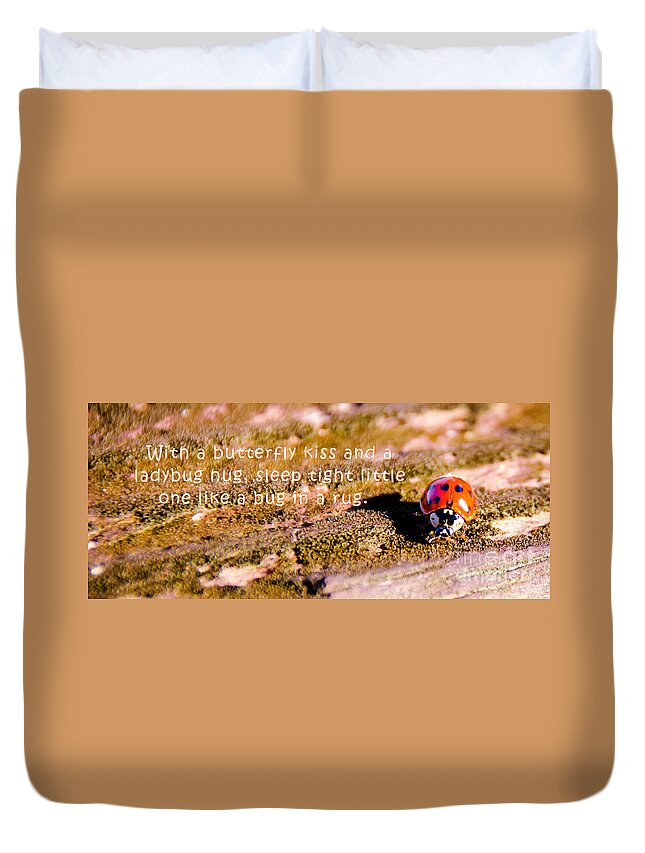 Macro Duvet Cover featuring the photograph Little bug by Andrea Anderegg