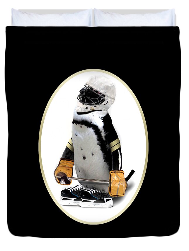 Penguin Duvet Cover featuring the photograph Little Mascot by Gravityx9  Designs