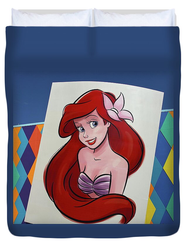 Little Mermaid S Ariel Duvet Cover For Sale By Denise Mazzocco
