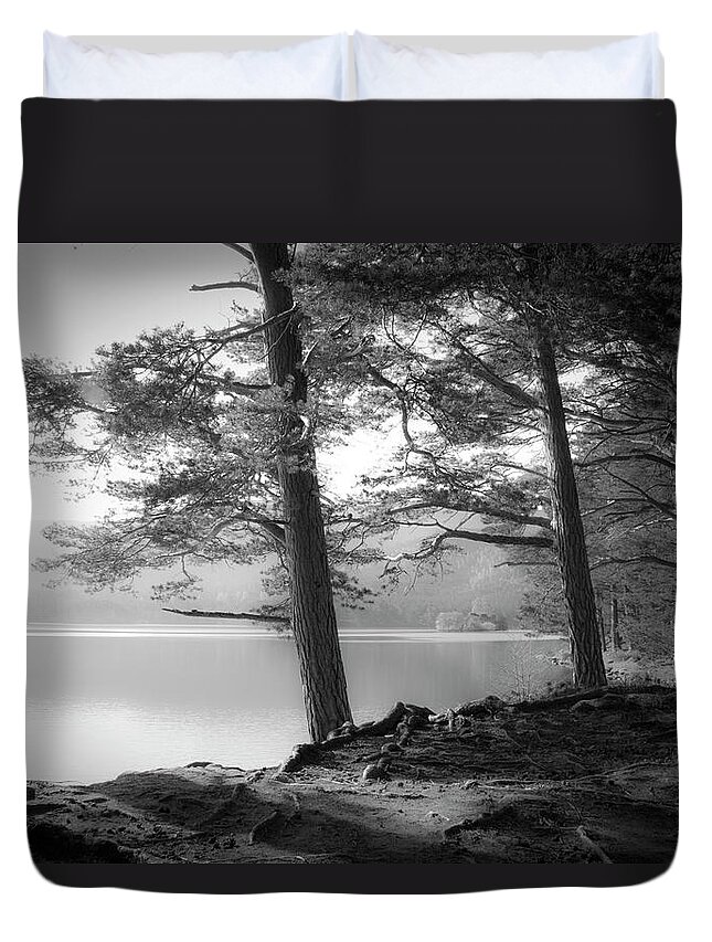 Scotland Duvet Cover featuring the photograph Loch an Eilein by Dorit Fuhg