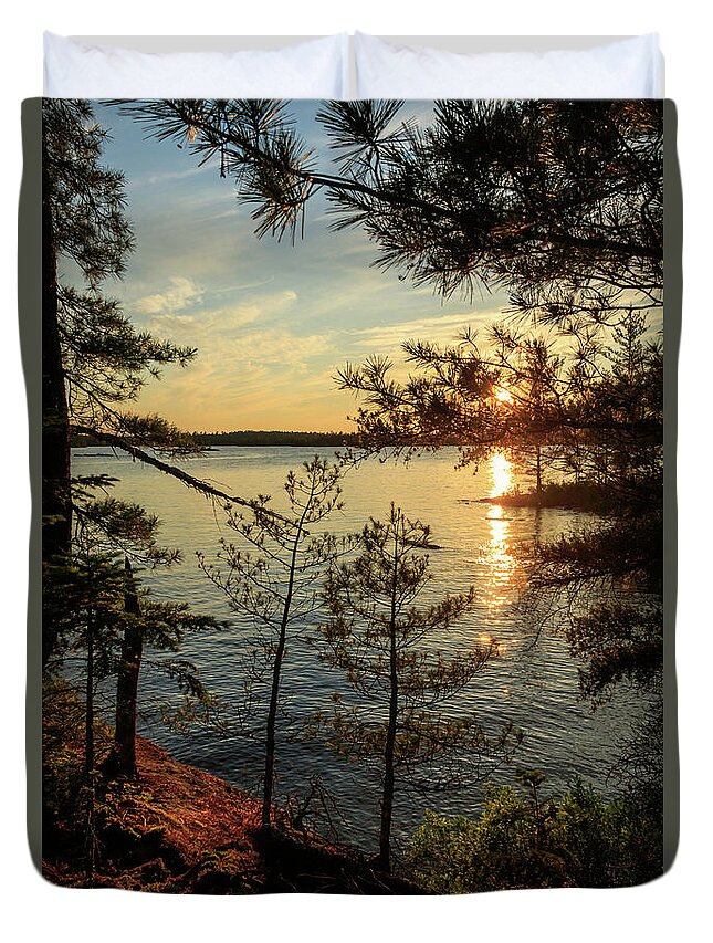 Vnp Duvet Cover featuring the photograph Looking Out by Lori Dobbs