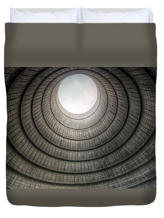Belgium Duvet Cover featuring the digital art Looking wide by Nathan Wright